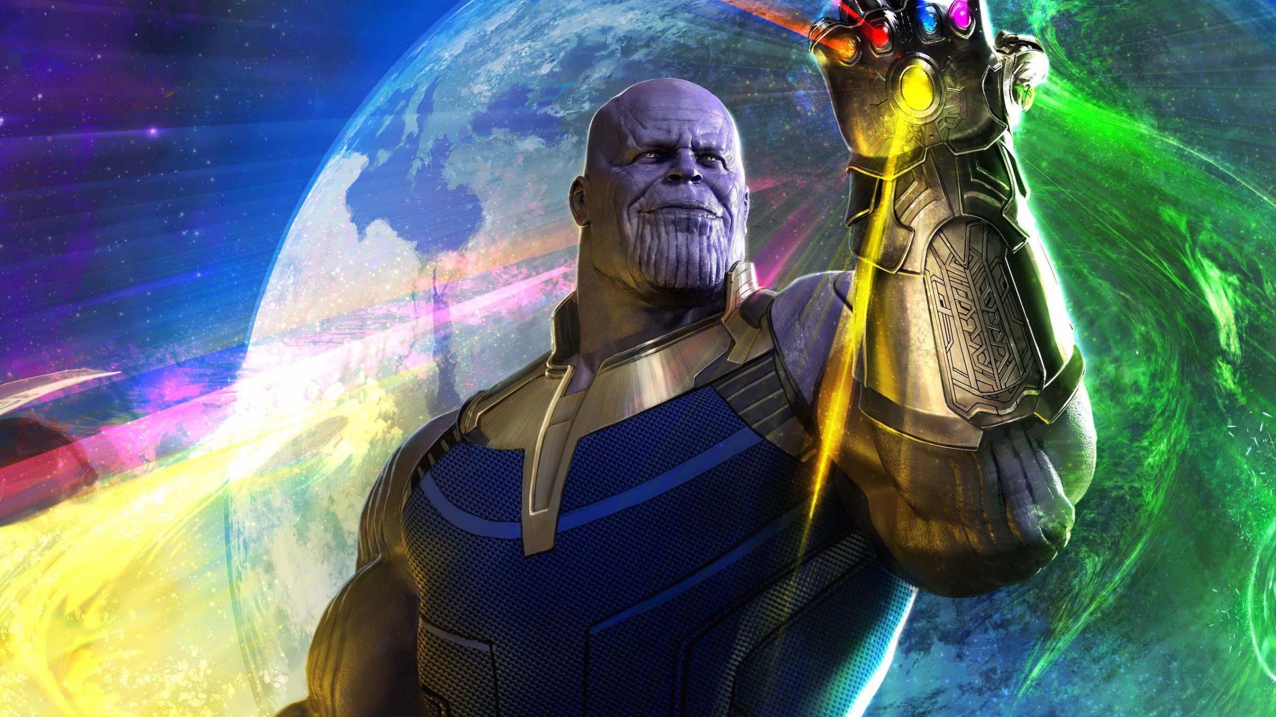 Thanos Artwork With Infinity Stone Wallpapers