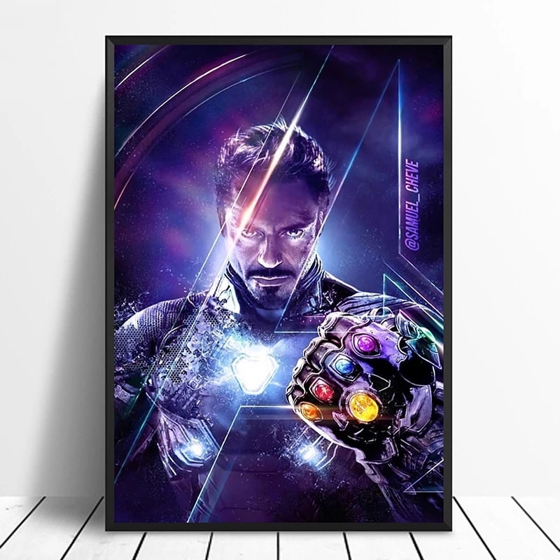 Thanos Artwork With Infinity Stone Wallpapers