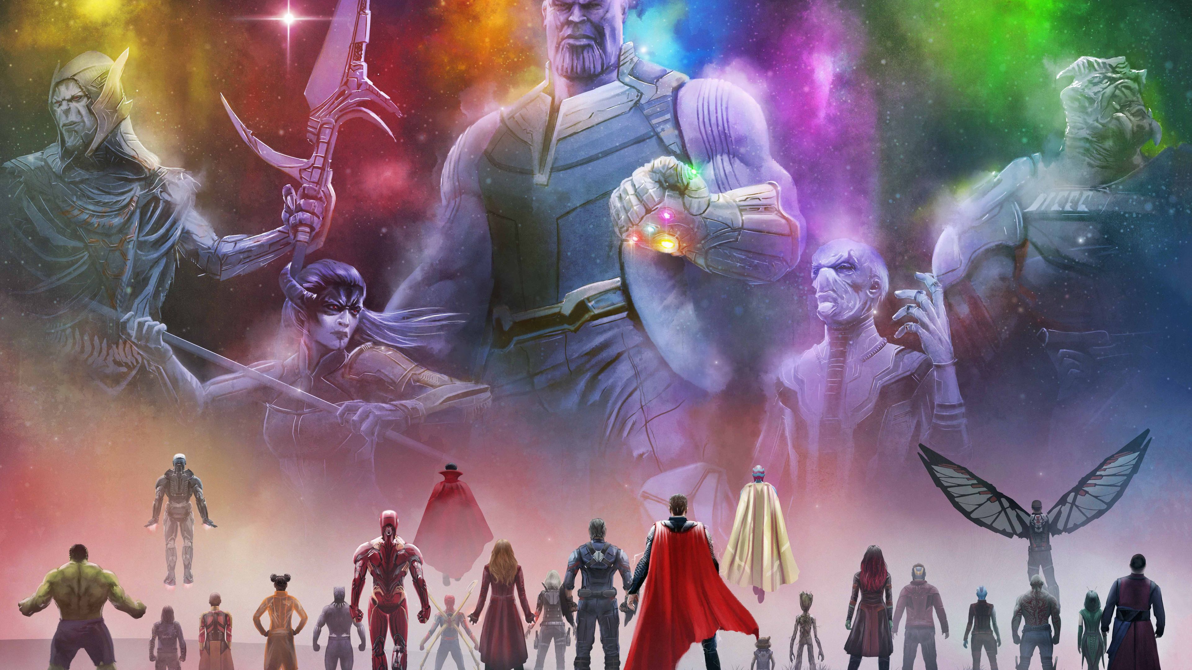 Thanos Avengers Infinity War Artwork Wallpapers