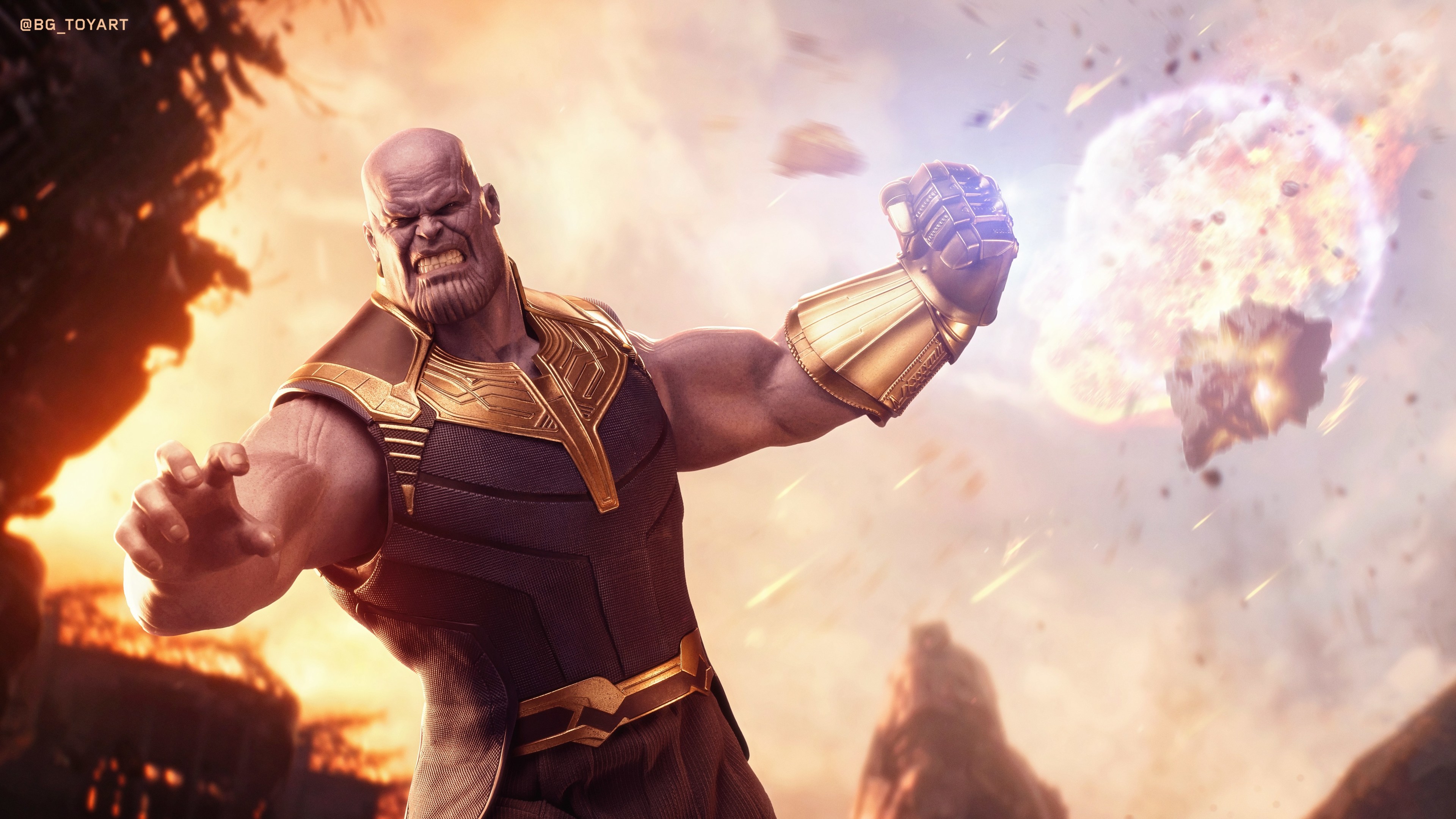 Thanos Avengers Infinity War Artwork Wallpapers