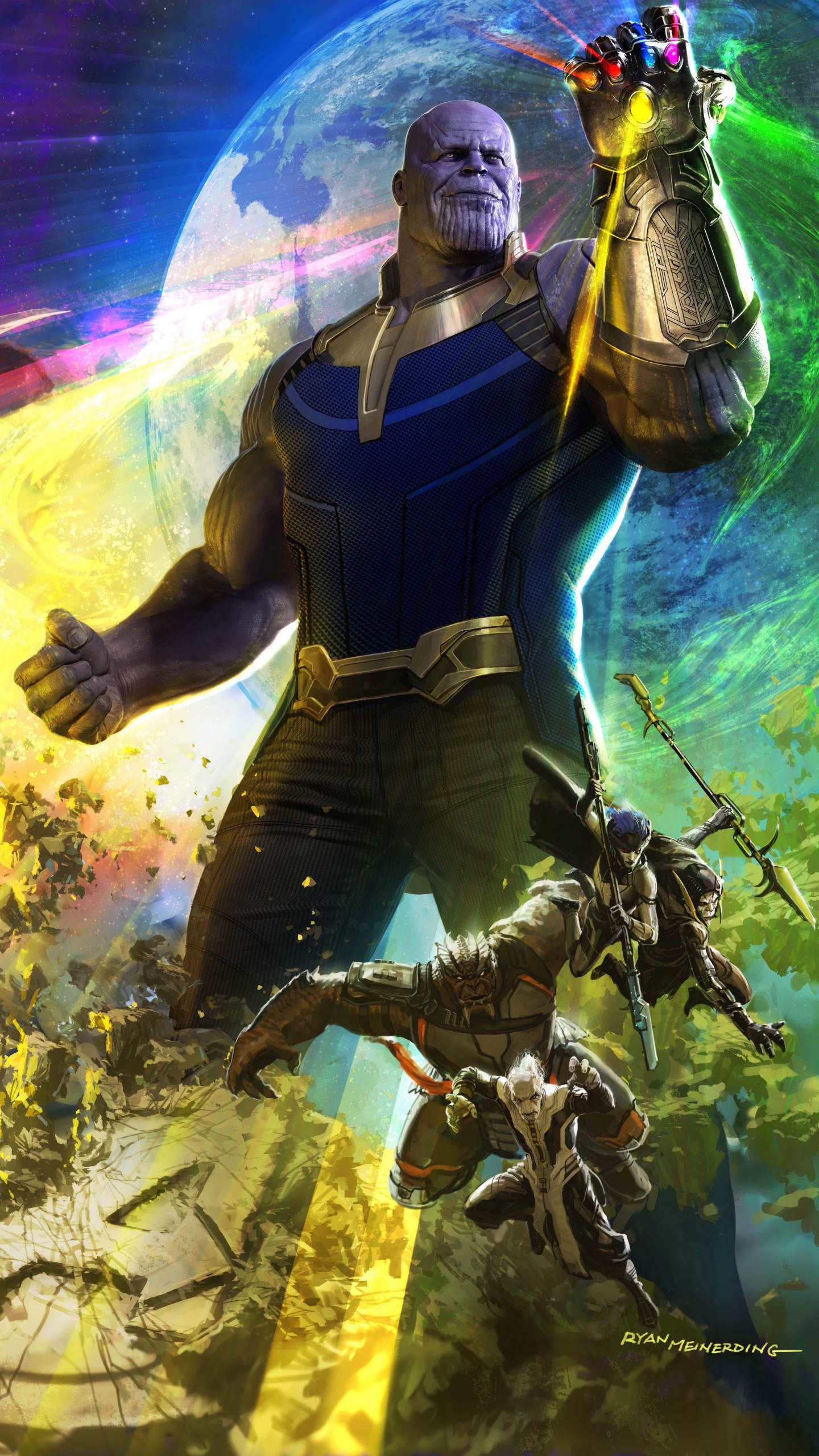 Thanos Avengers Infinity War Poster Wallpapers