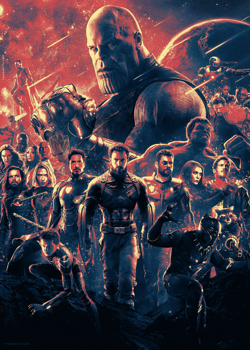 Thanos Avengers Infinity War Poster Wallpapers