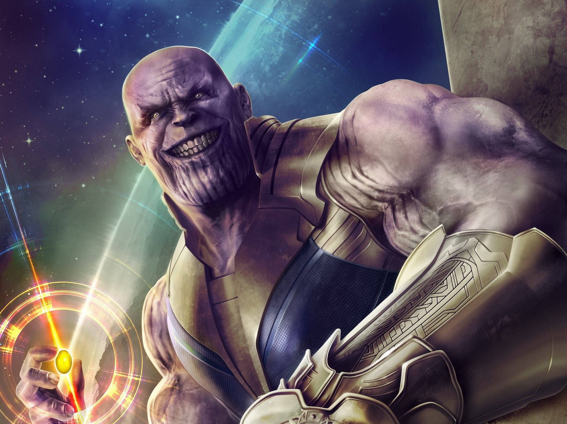 Thanos Infinity Stone Artwork Wallpapers