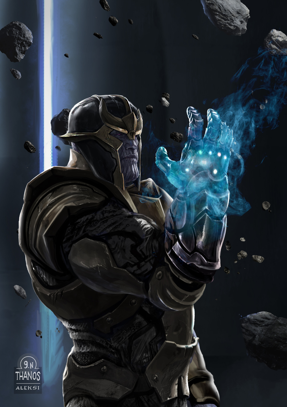 Thanos New Weapon In Avengers Endgame Art Wallpapers