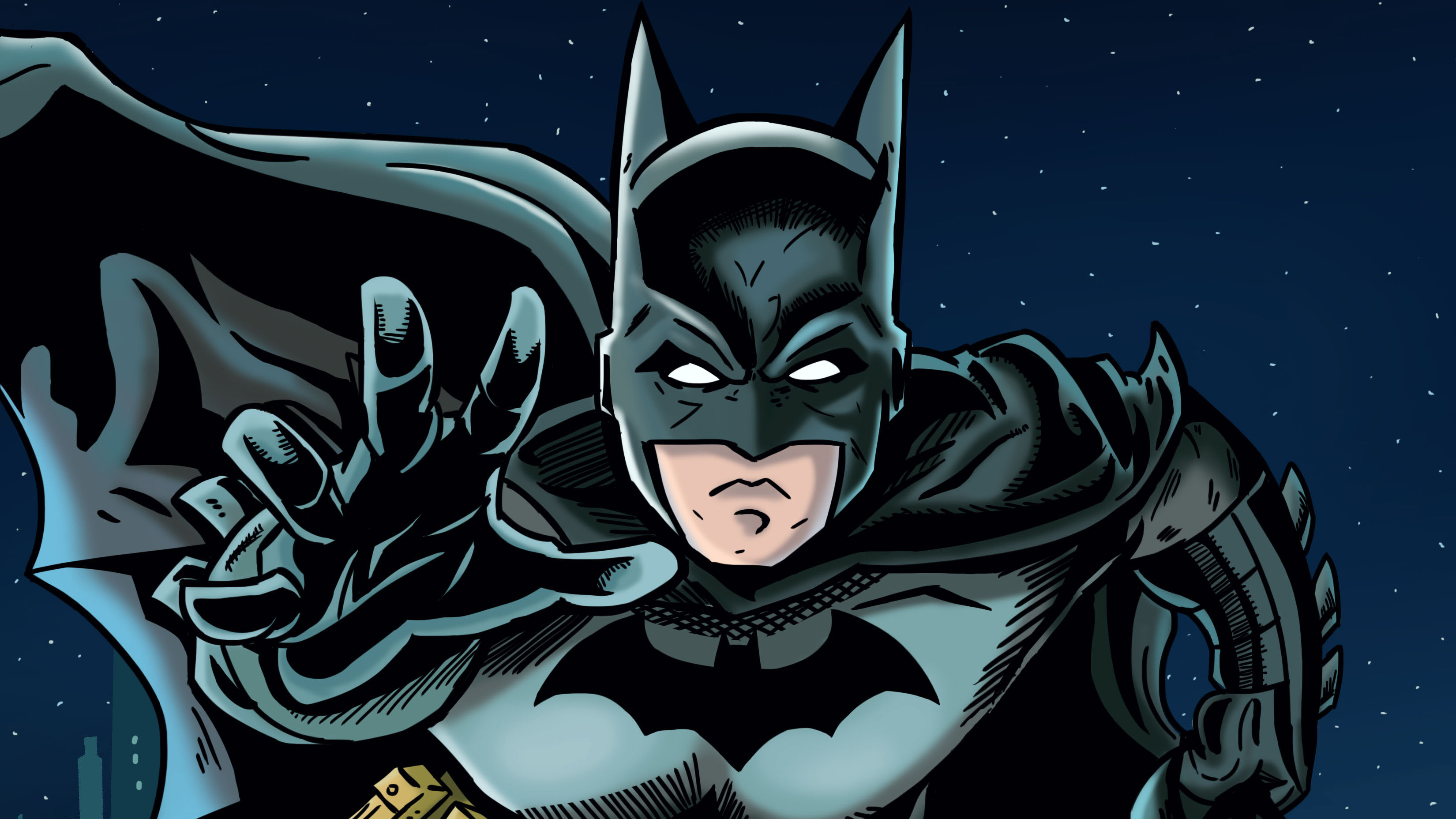 The Batman Cartoon Art Wallpapers