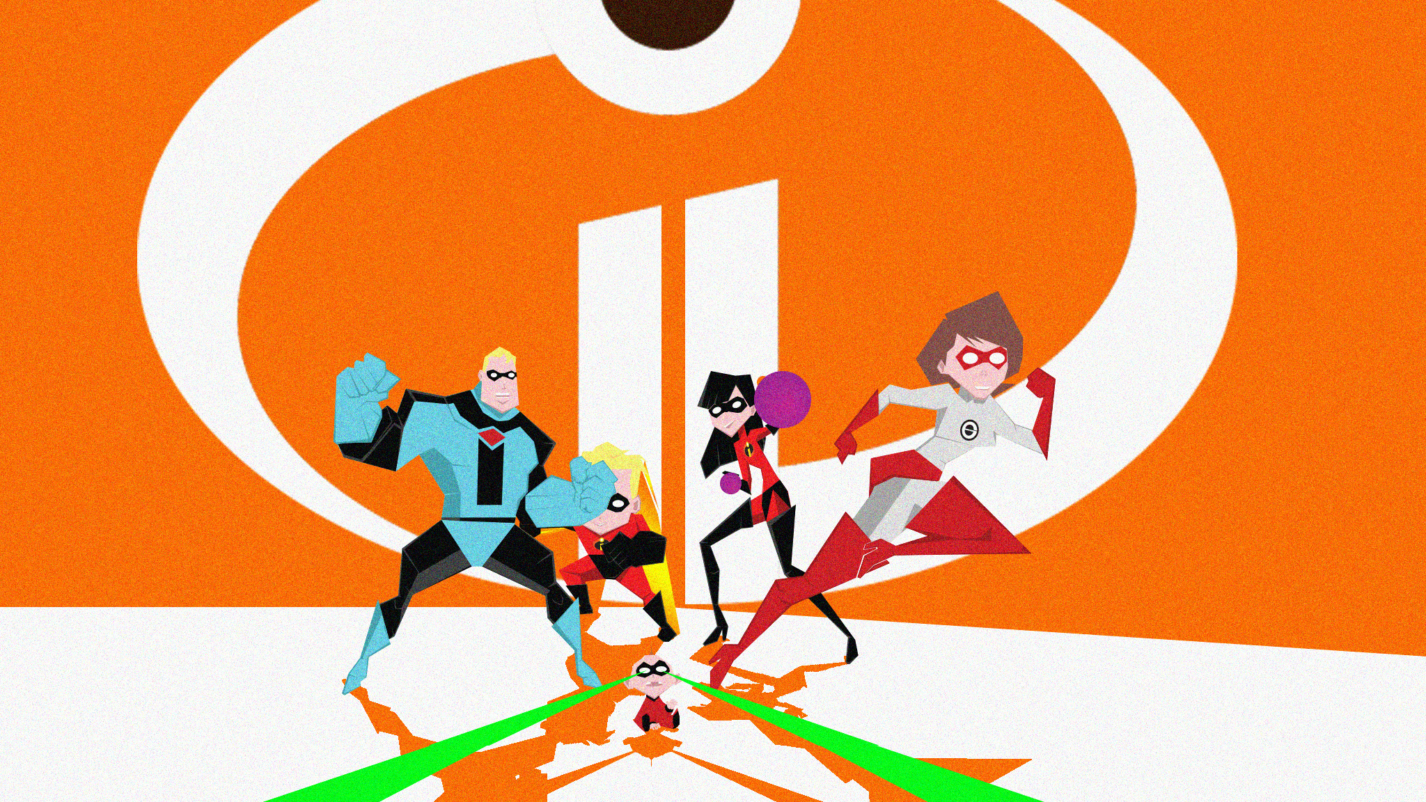 The Incredibles 2 Minimal Art Poster Wallpapers