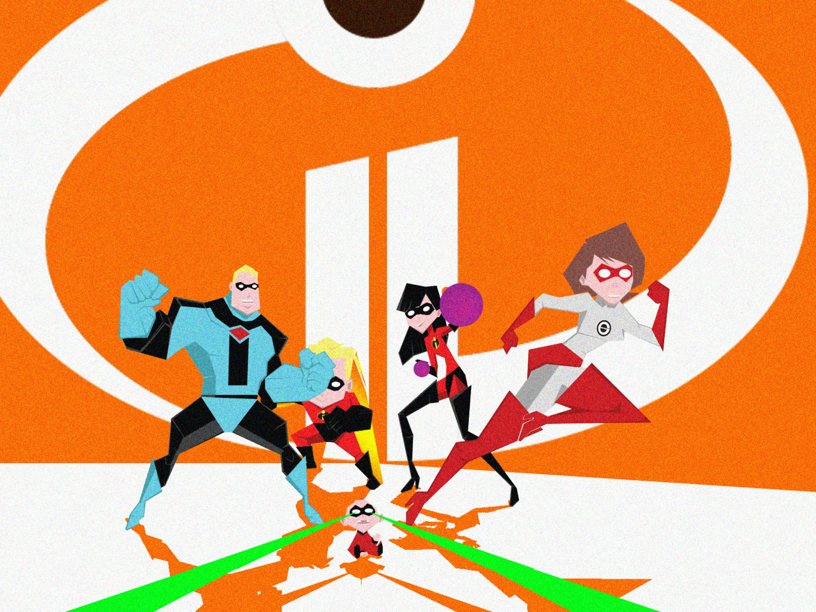 The Incredibles 2 Minimal Art Poster Wallpapers