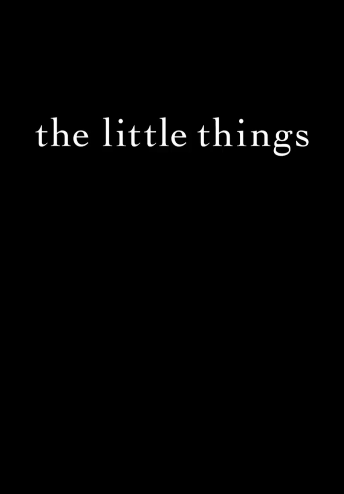 The Little Things Movie Poster Wallpapers