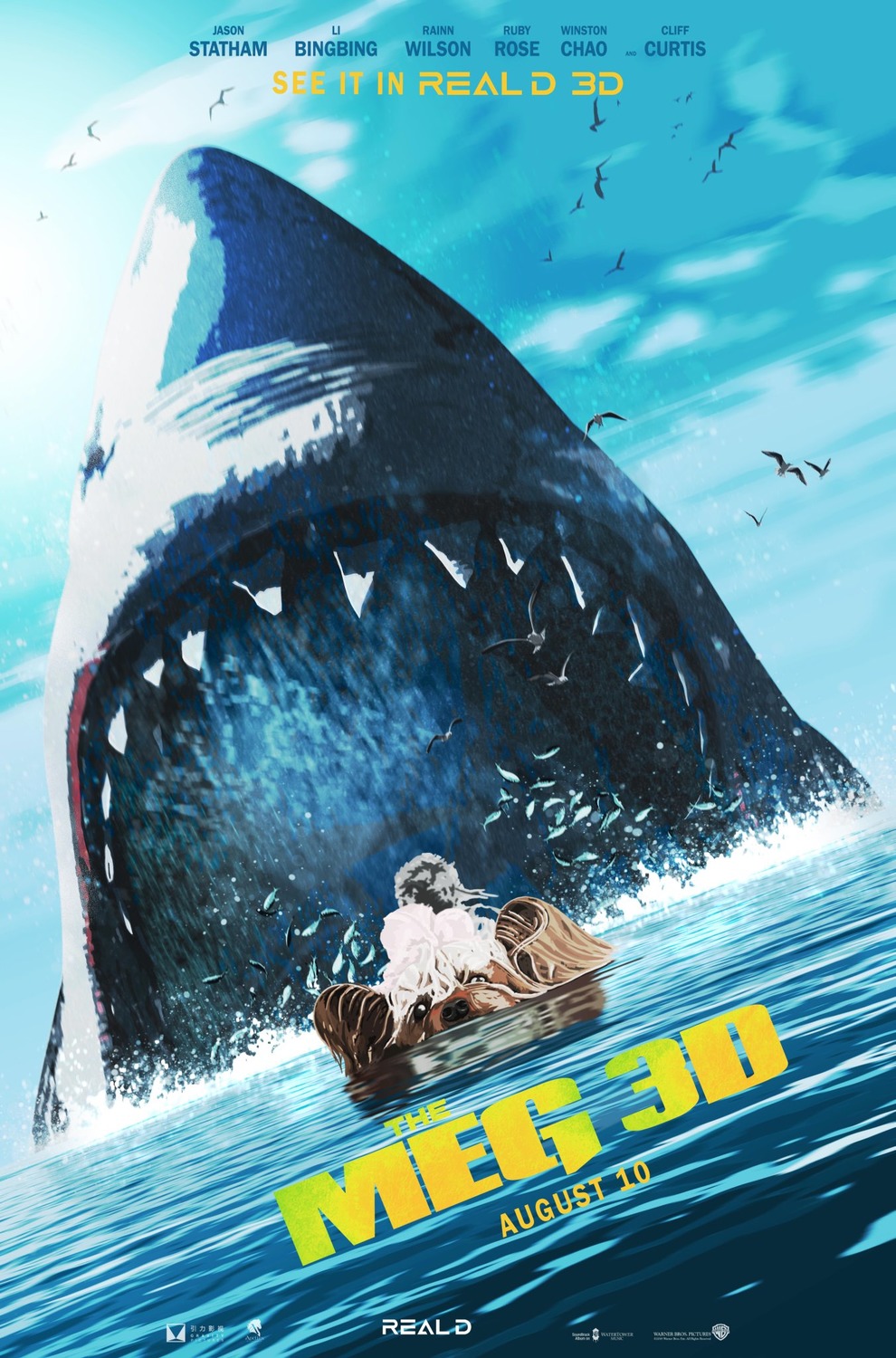 The Meg 2018 Movie Poster Wallpapers