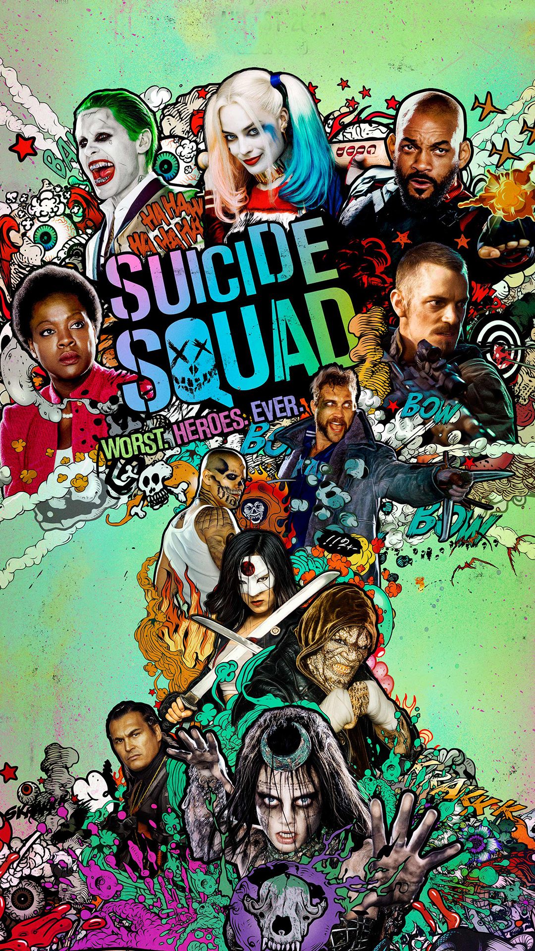 The Suicide Squad 4K Movie Poster Wallpapers