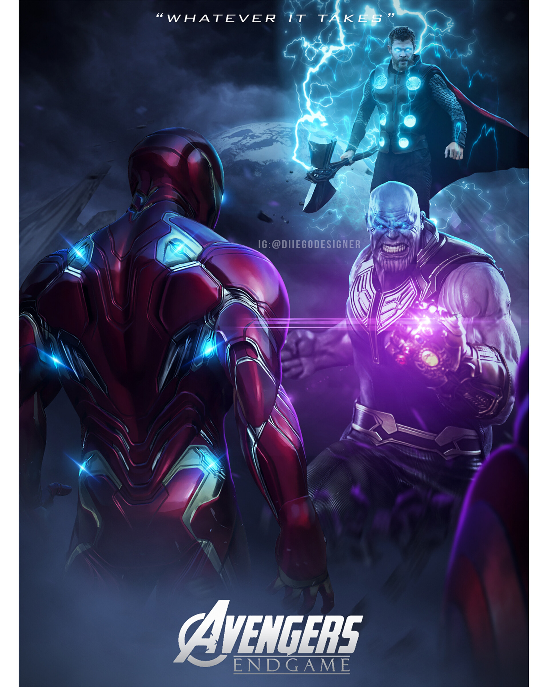 The Trinity Avengers Endgame Wallpapers