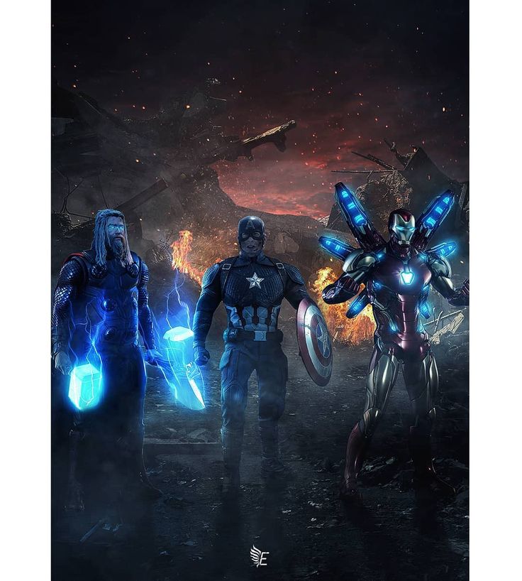 The Trinity Avengers Endgame Wallpapers