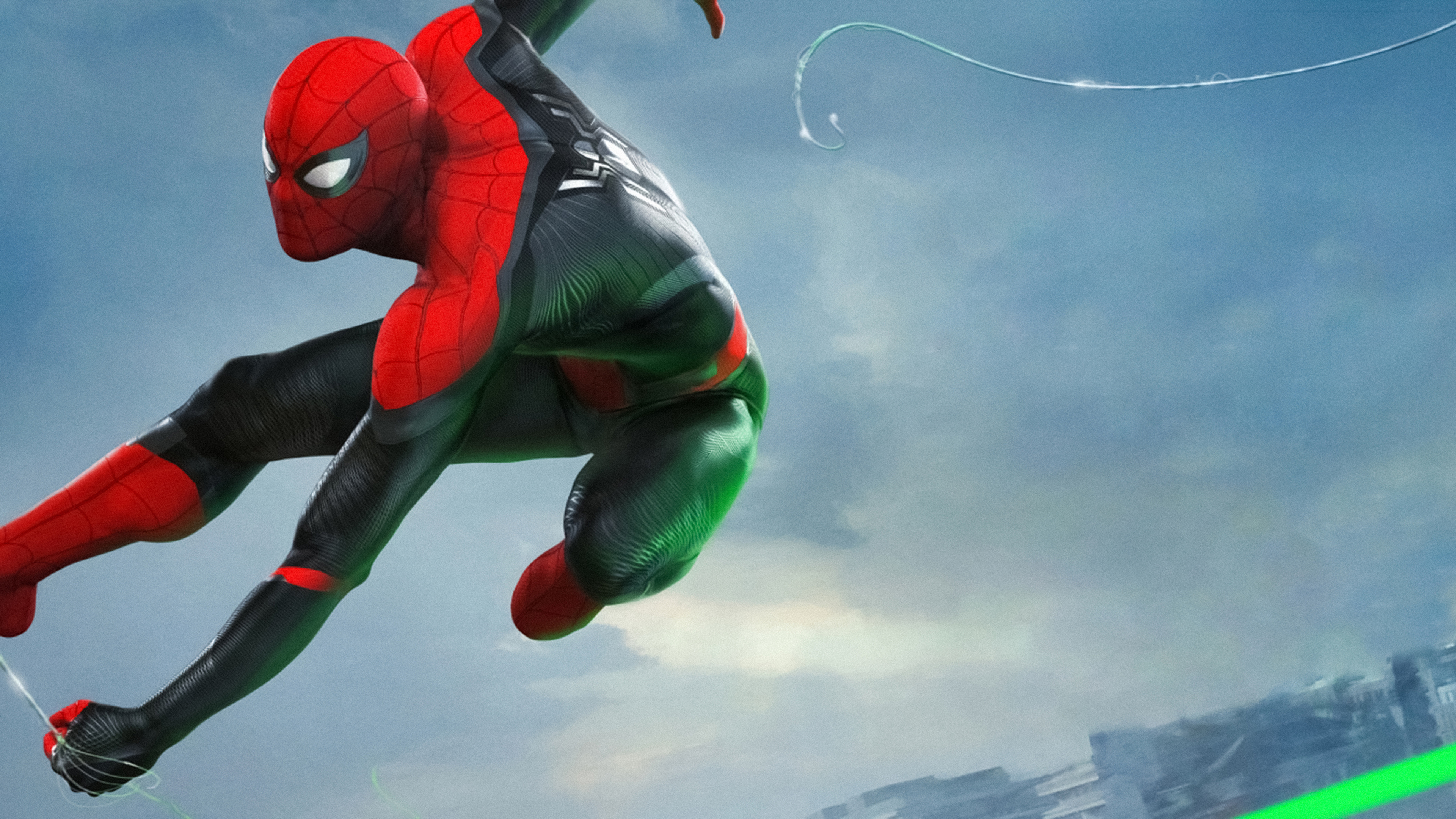 Tom Holland As Spiderman In Far From Home Wallpapers