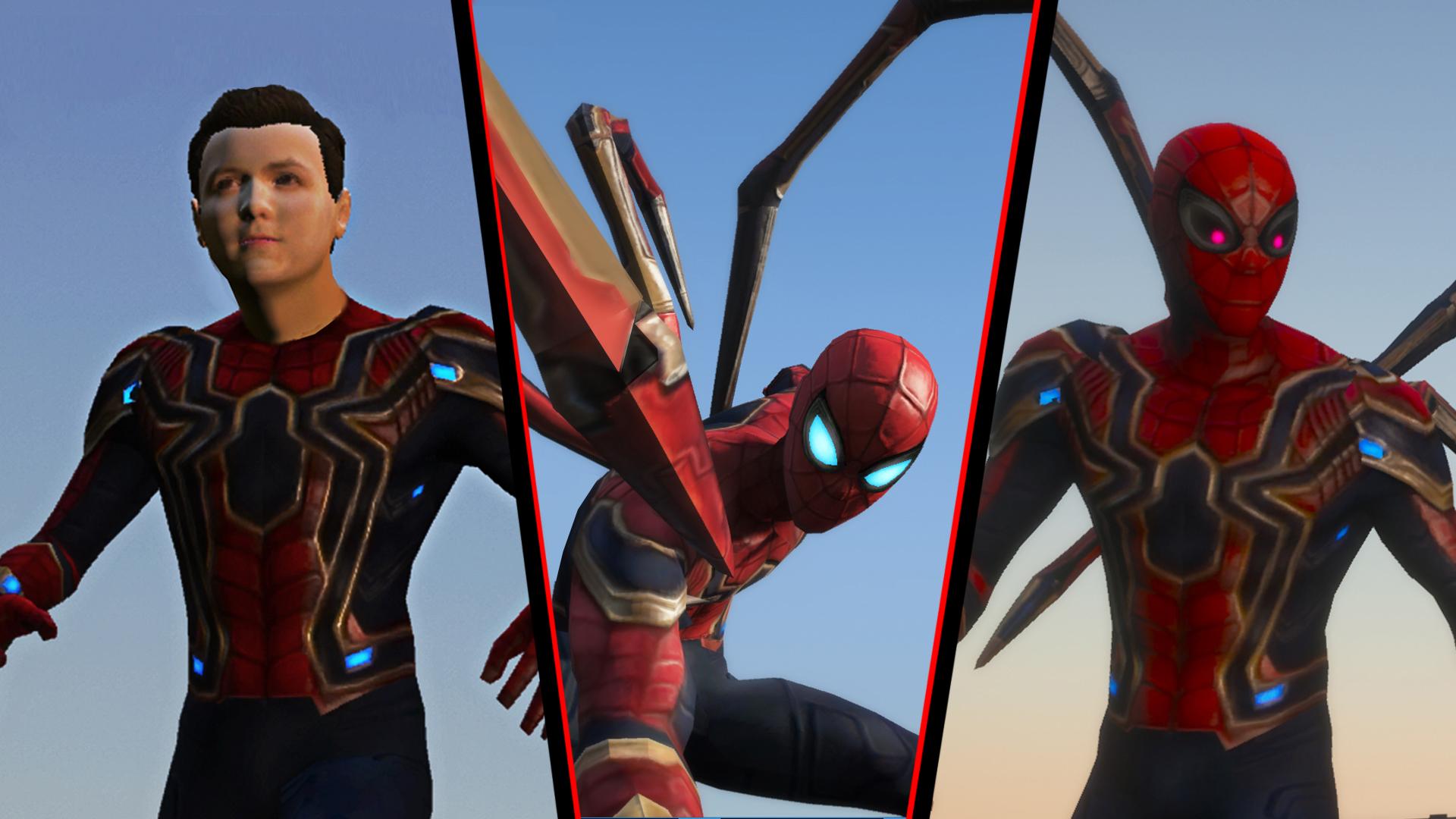 Tom Holland As Spider-Man Iron Spider Suit Infinity War Wallpapers