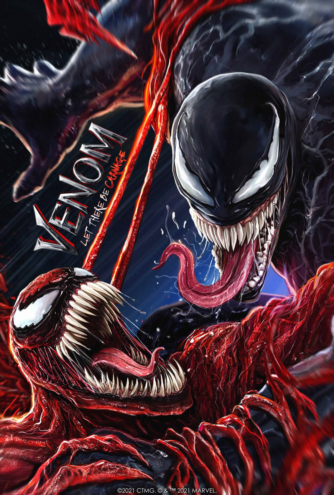 Venom Let There Be Carnage 4K Digital Art 2021 Wallpapers