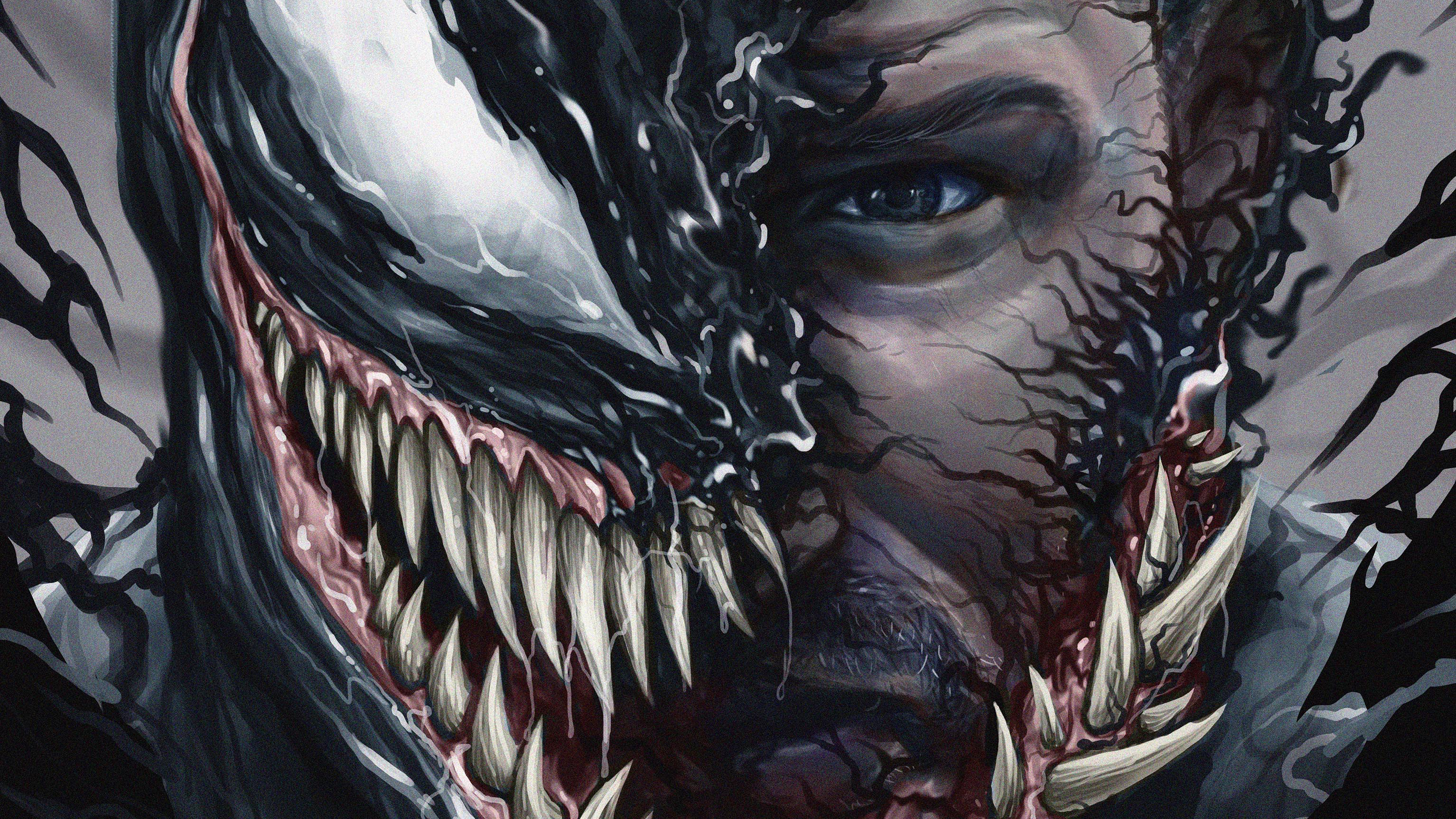 Venom Movie Tom Hardy Illustration Wallpapers