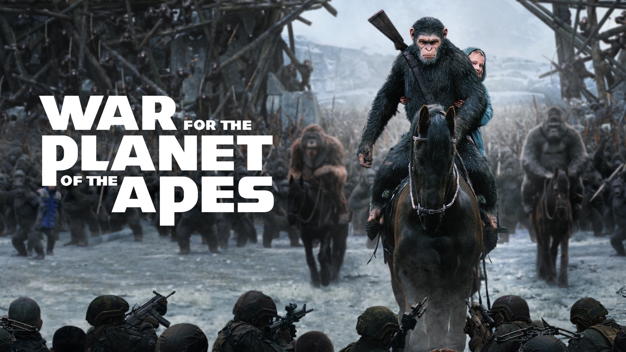 War For The Planet Of The Apes Poster Wallpapers