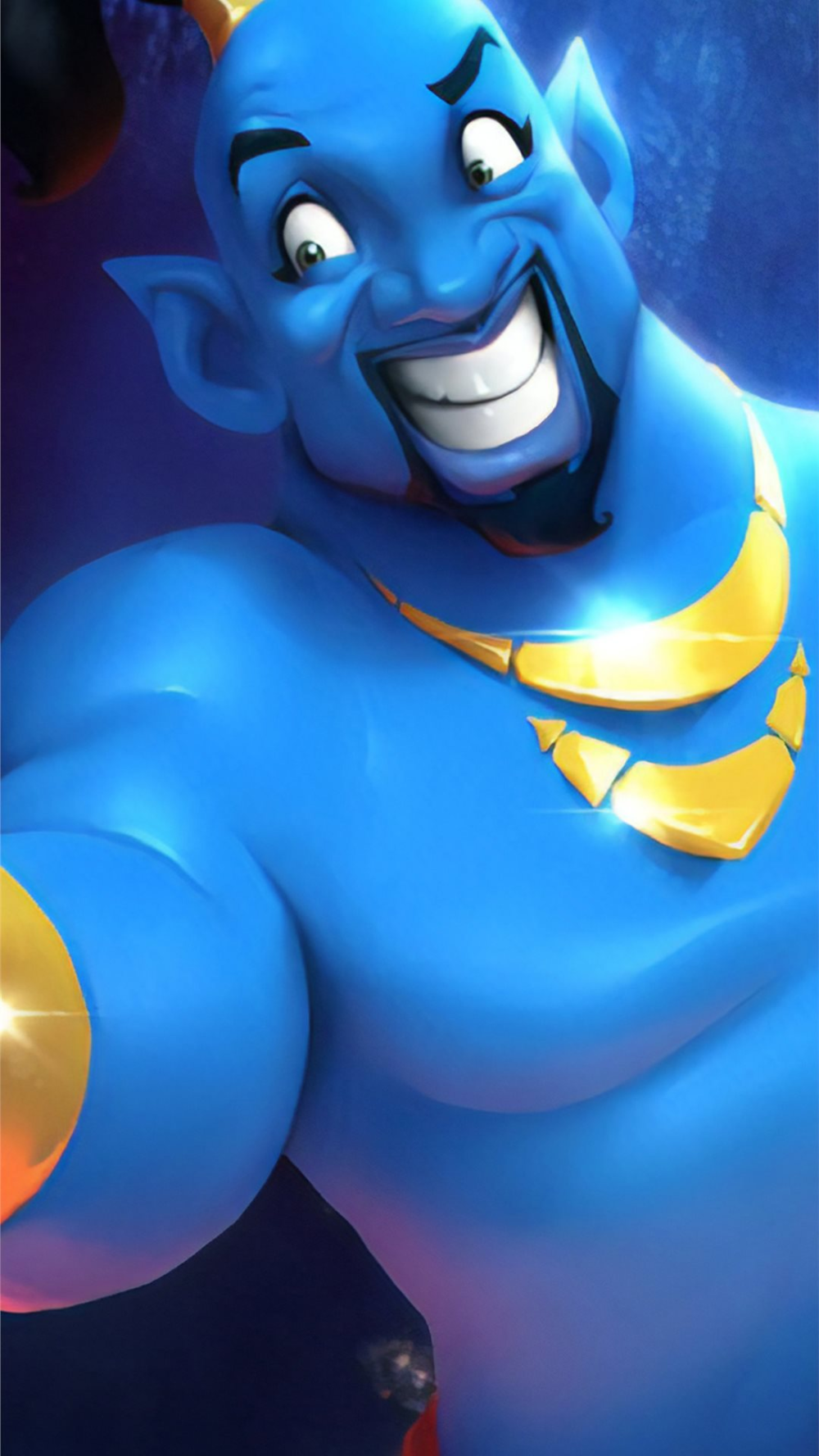 Will Smith As Genie In Aladdin Movie Wallpapers