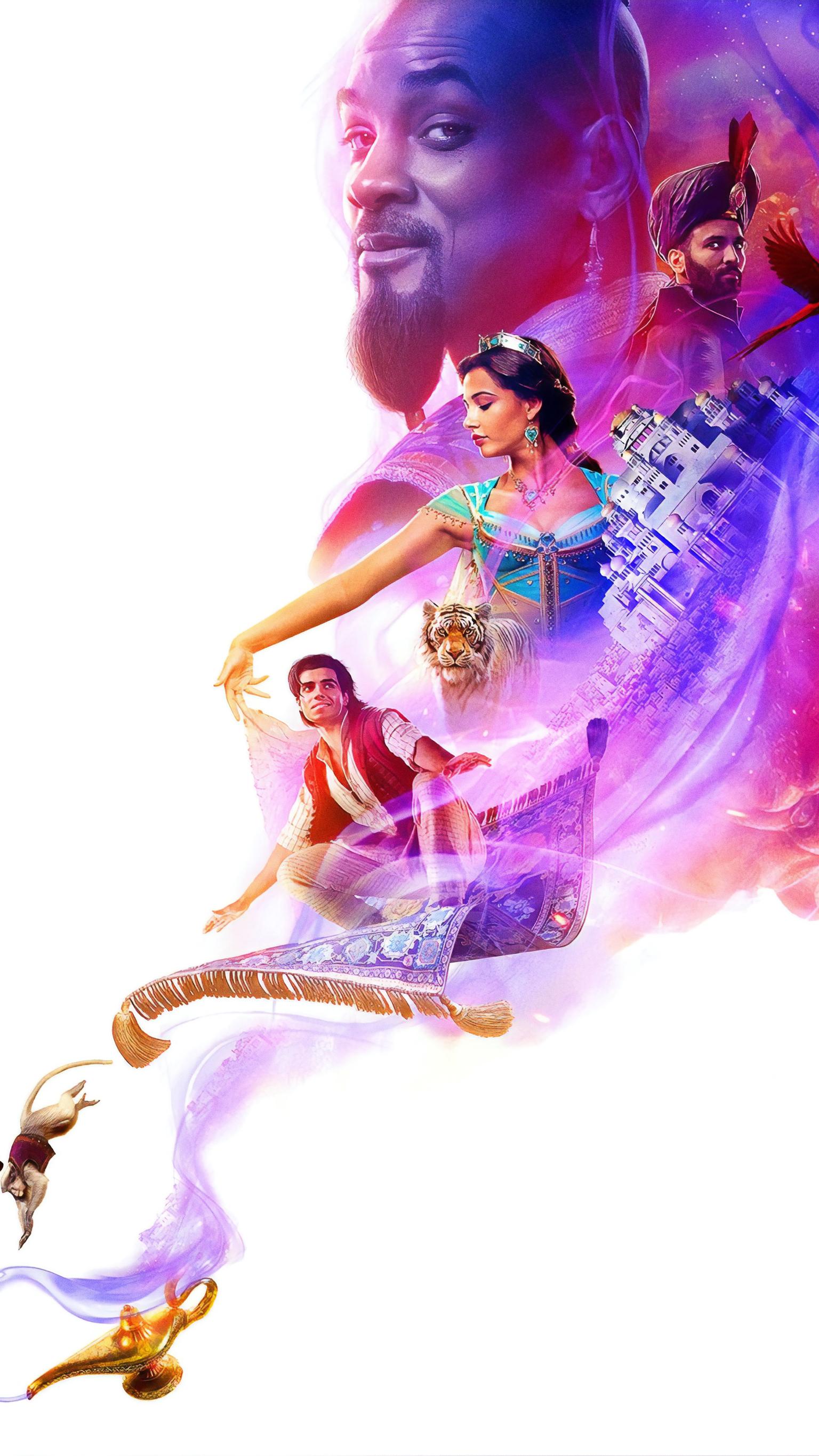 Will Smith As Genie In Aladdin Movie Wallpapers