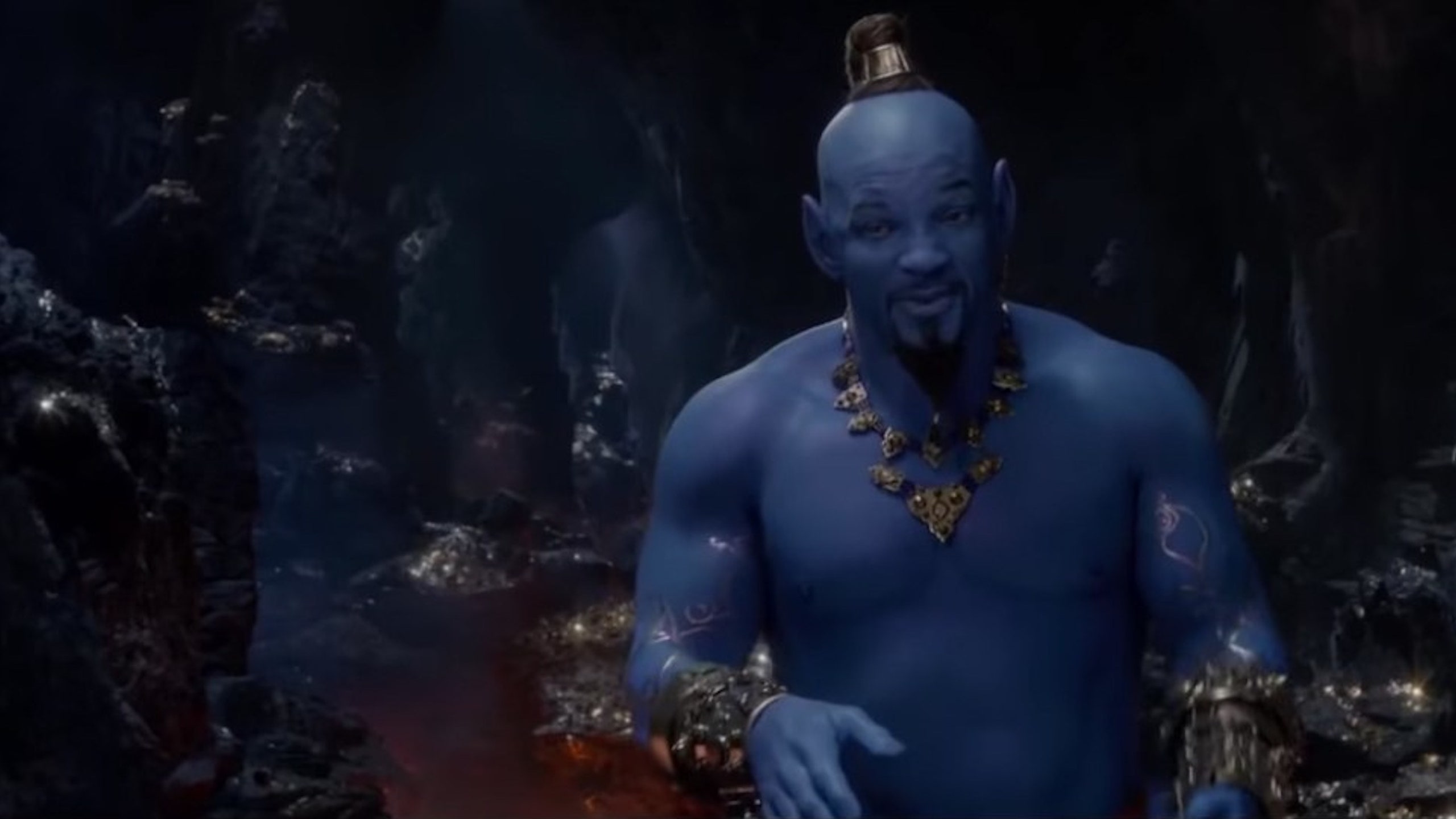 Will Smith As Genie In Aladdin Movie Wallpapers