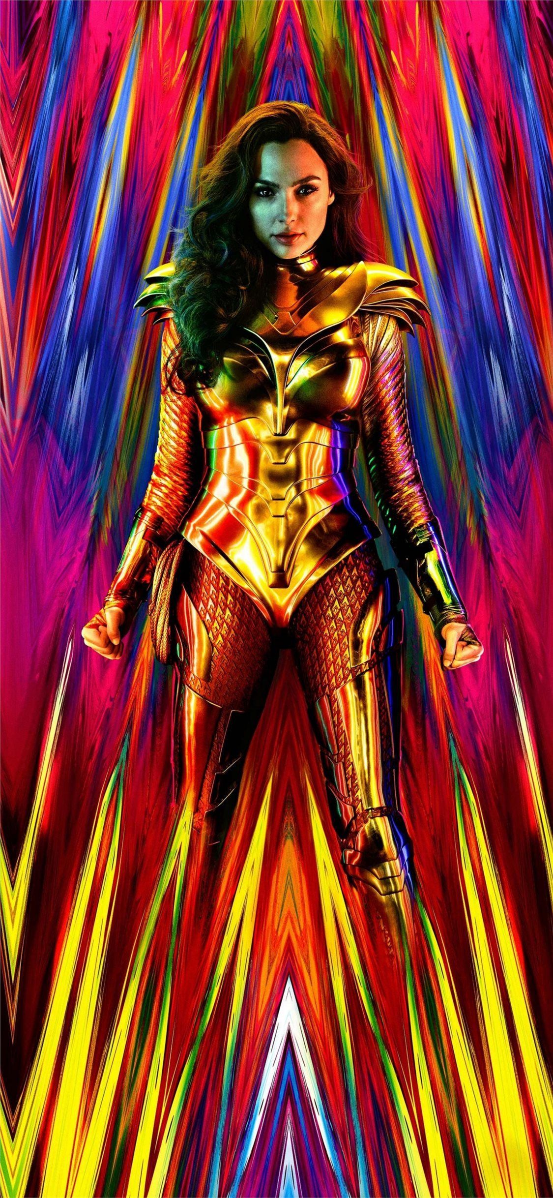 Wonder Woman 1984 Neon Synthwave Poster Wallpapers