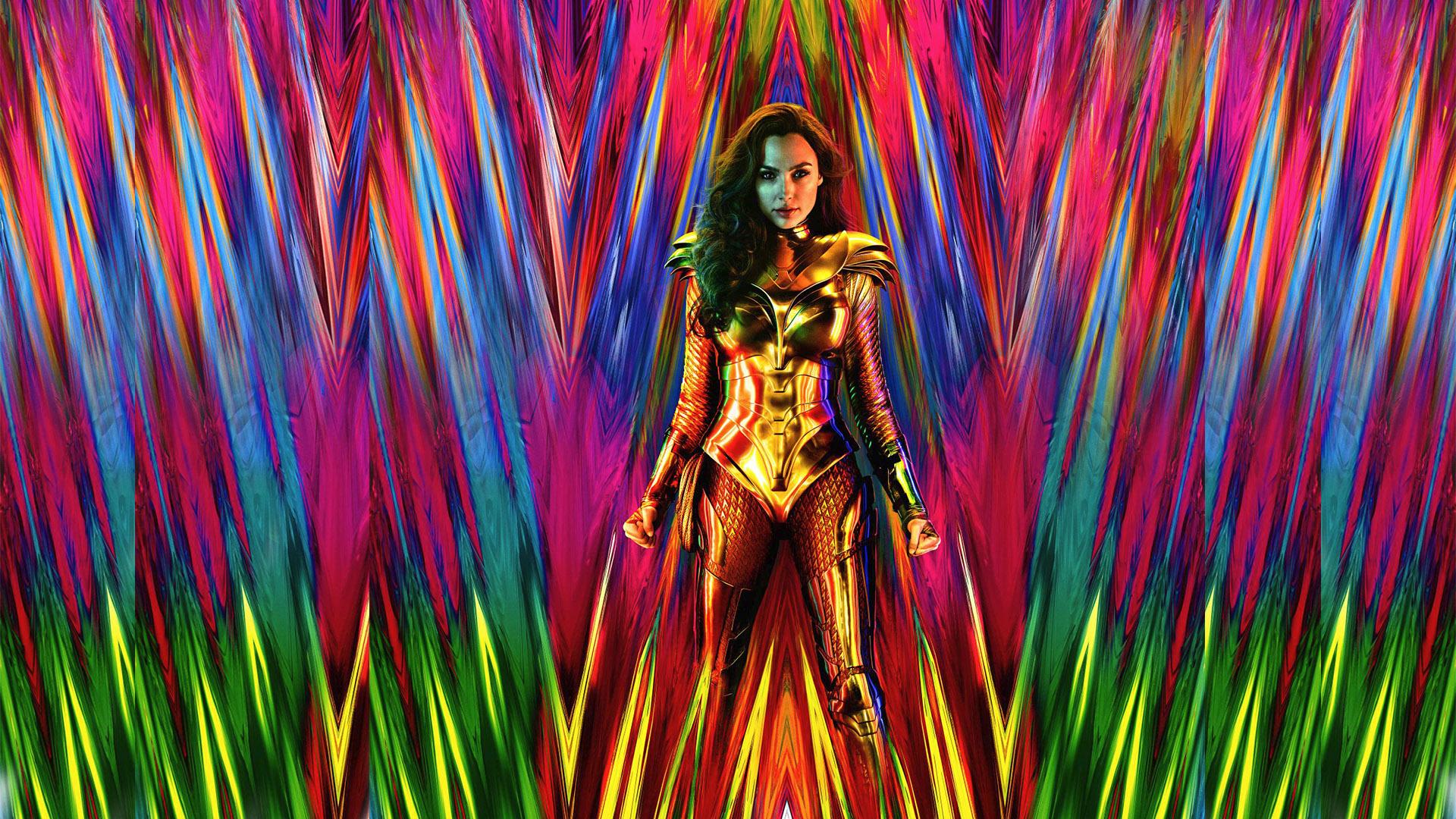 Wonder Woman 1984 Neon Synthwave Poster Wallpapers