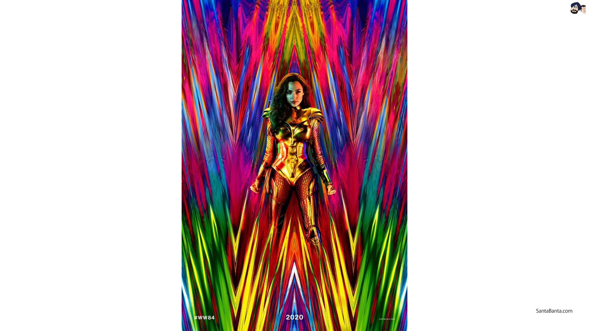 Wonder Woman 84 Colorful Poster Wallpapers