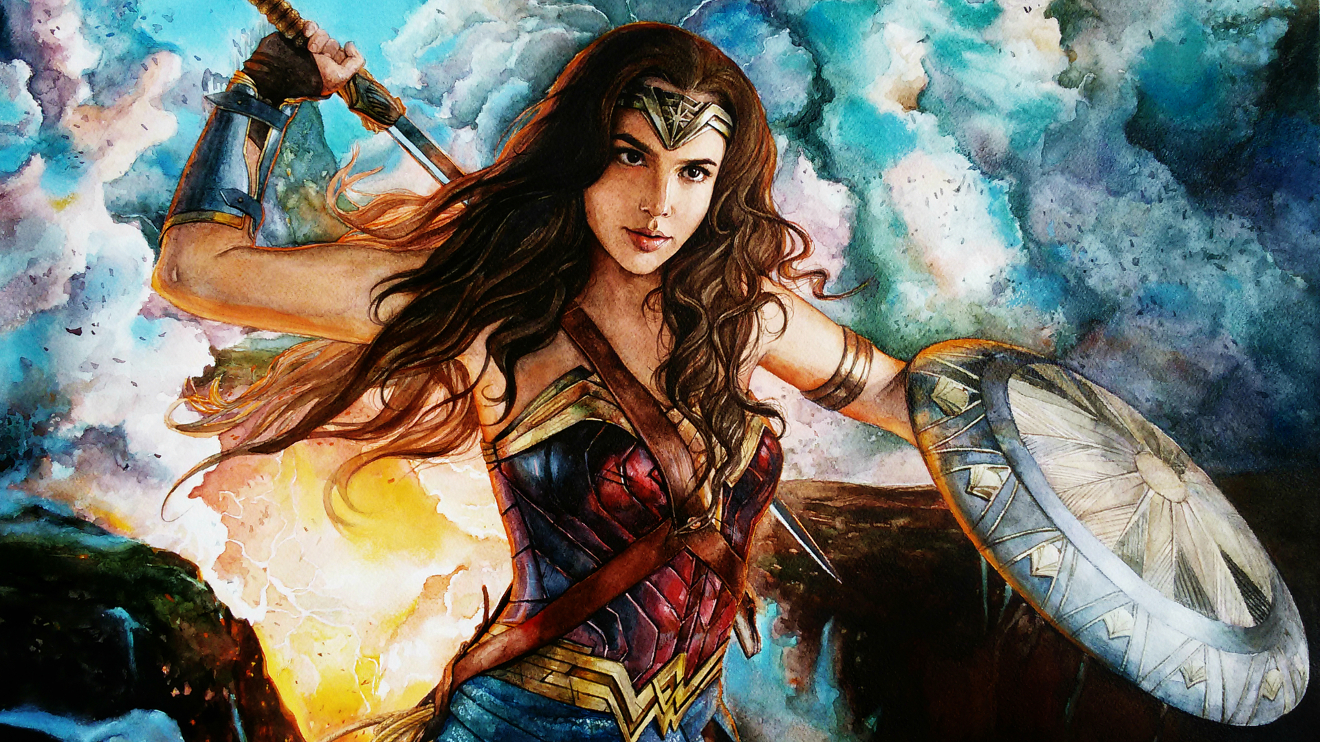 Wonder Woman Artwork Wallpapers