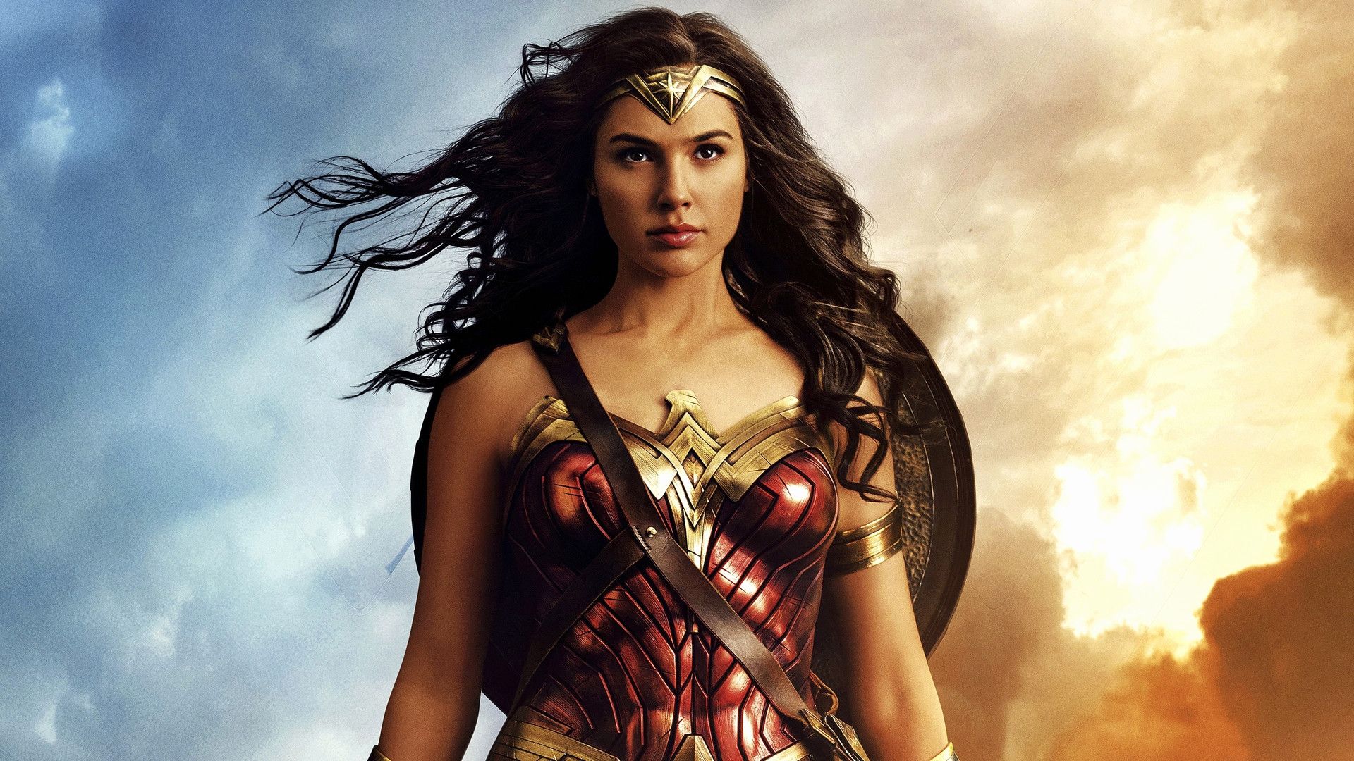 Wonder Woman Gal Gadot Face Wallpapers