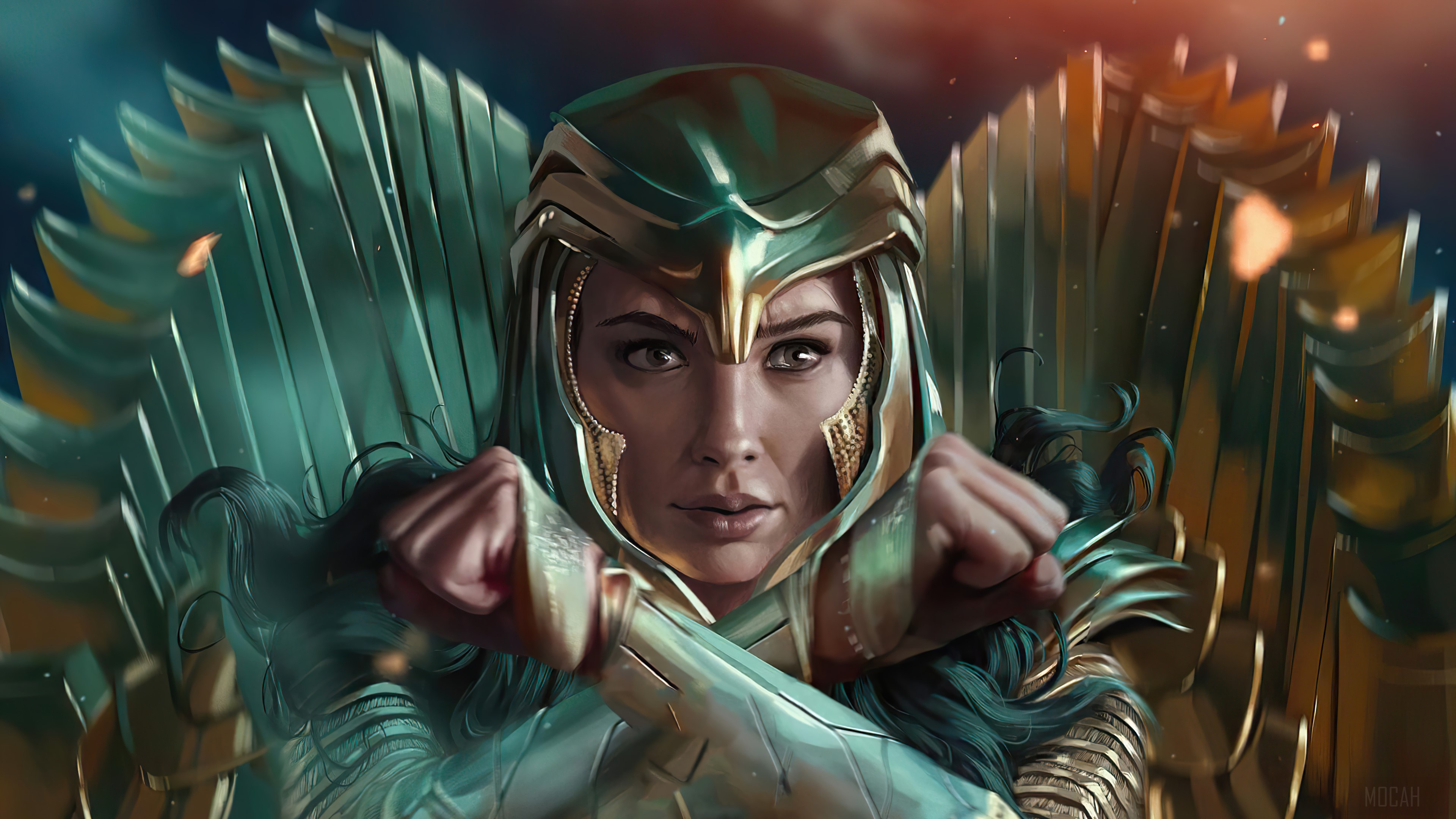 Wonder Woman Golden Eagle Armor Wallpapers