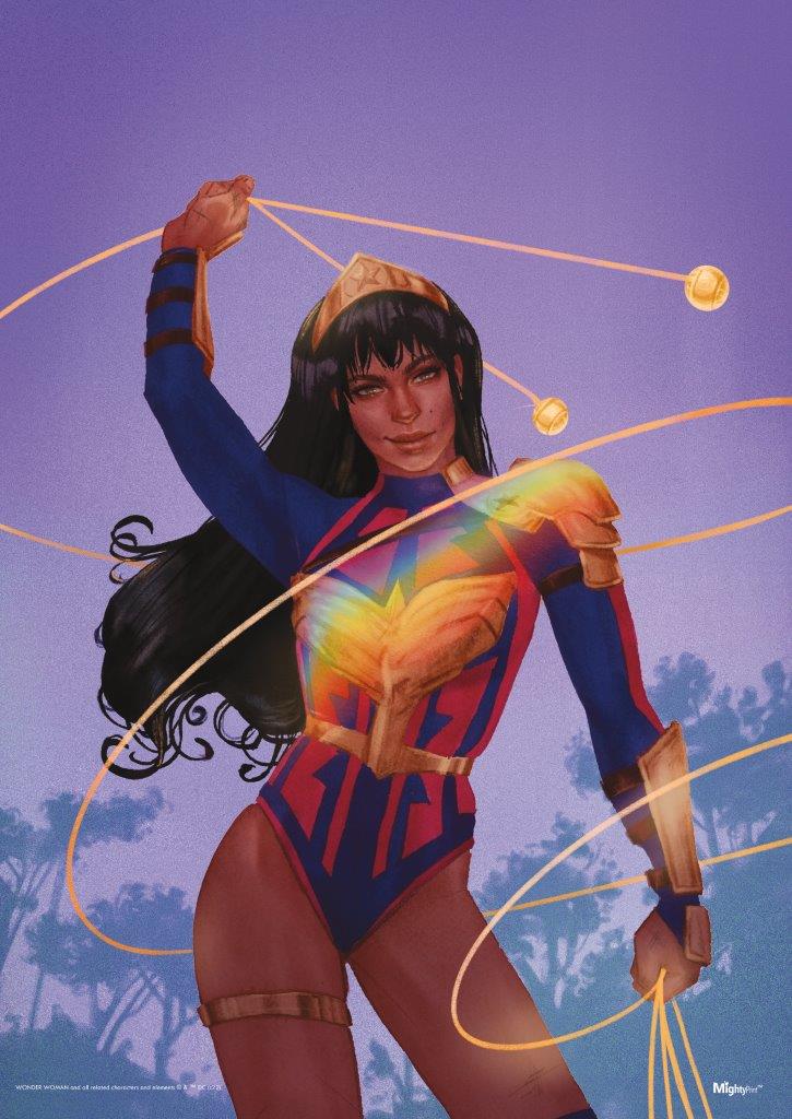 Wonder Woman Poster With Lasso Of Truth Wallpapers