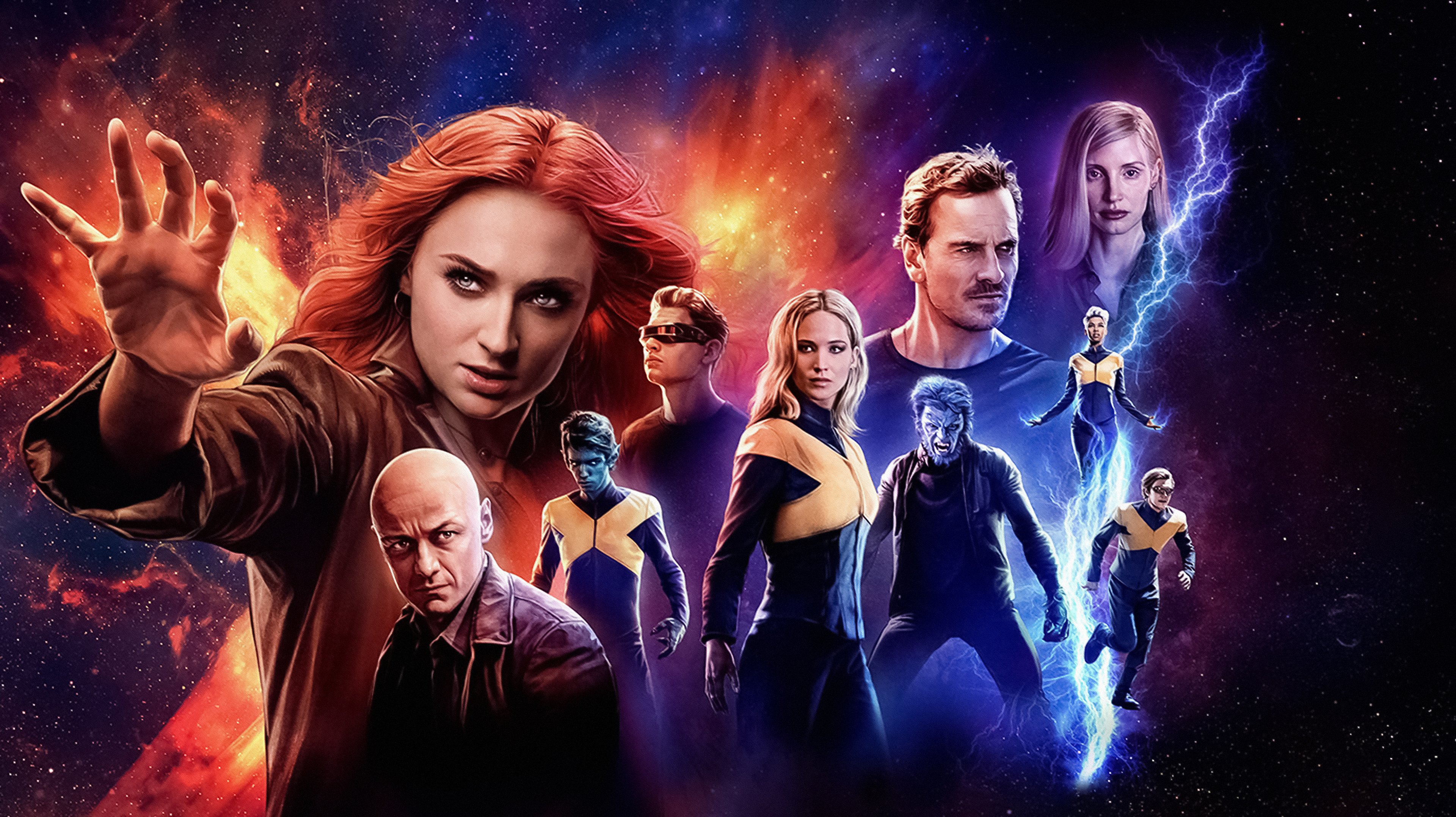 X-Men Dark Phoenix 2019 Movie Poster Wallpapers