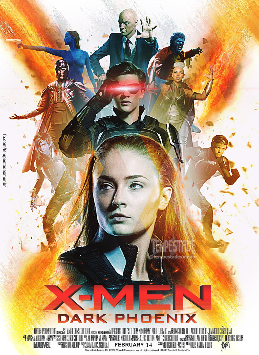 X-Men Dark Phoenix 2019 Movie Poster Wallpapers