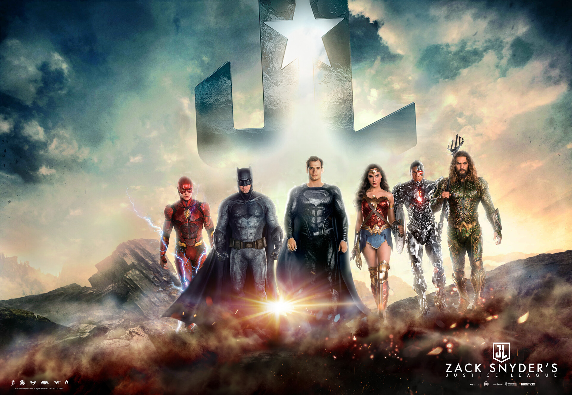 Zack Snyder'S Justice League Poster Wallpapers