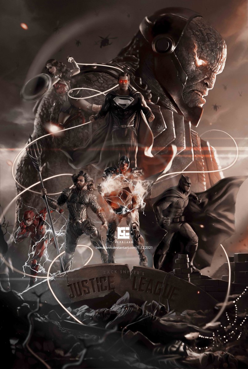Zack Snyder'S Justice League Poster Fanart Wallpapers