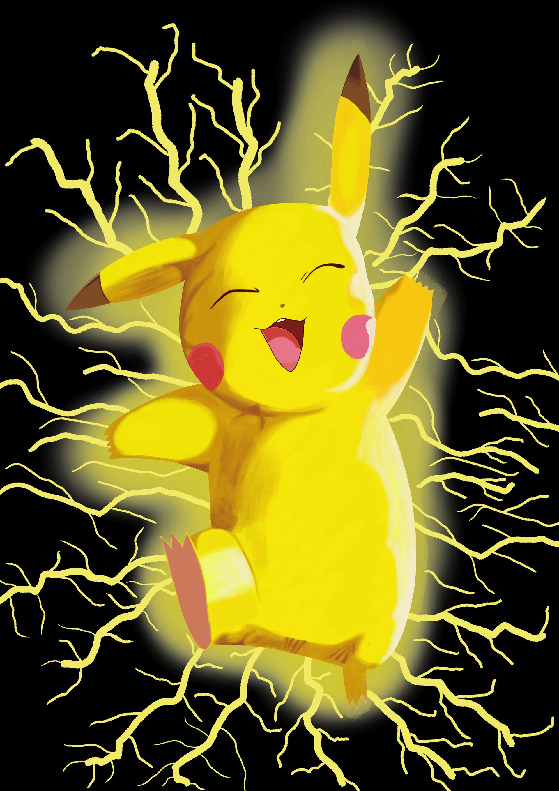 Pikachu Thunderbolt Wallpapers