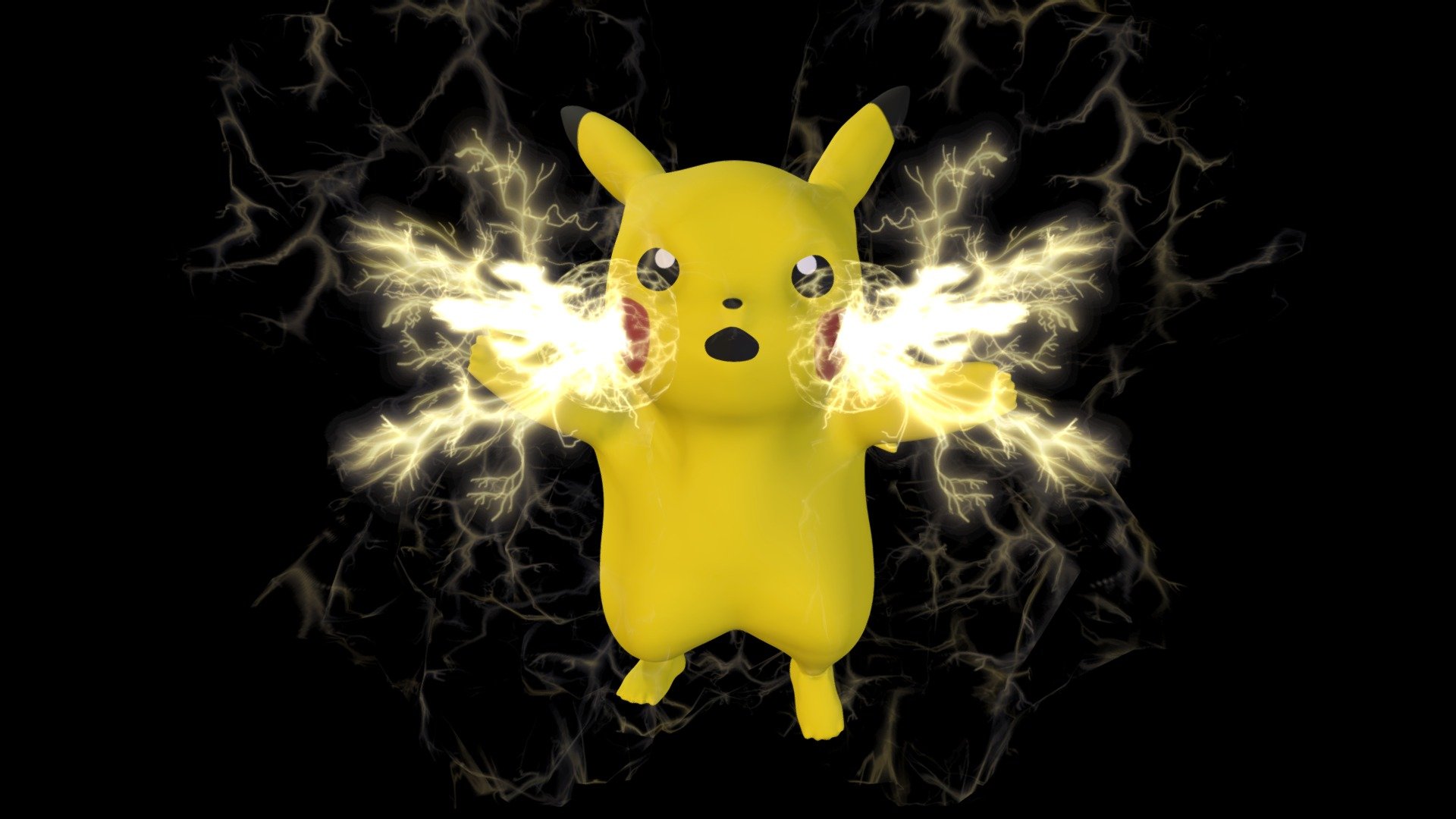 Pikachu Thunderbolt Wallpapers