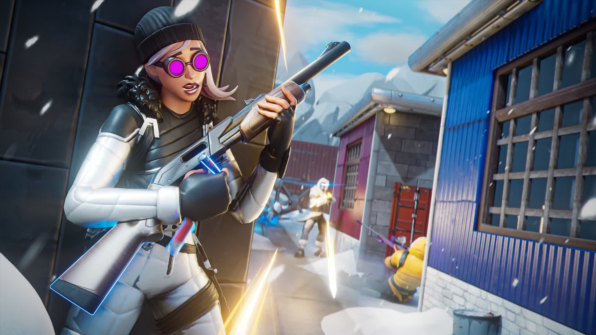 Arctic Assassin Fortnite Wallpapers