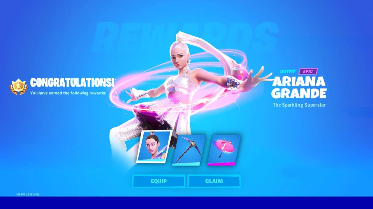 Ariana Grande Fortnite Wallpapers