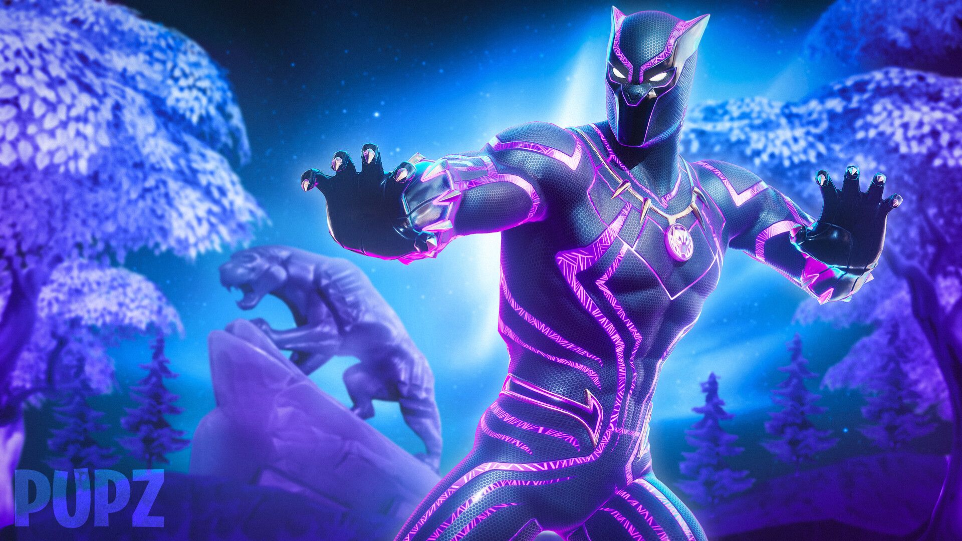 Black Panther Fortnite Wallpapers