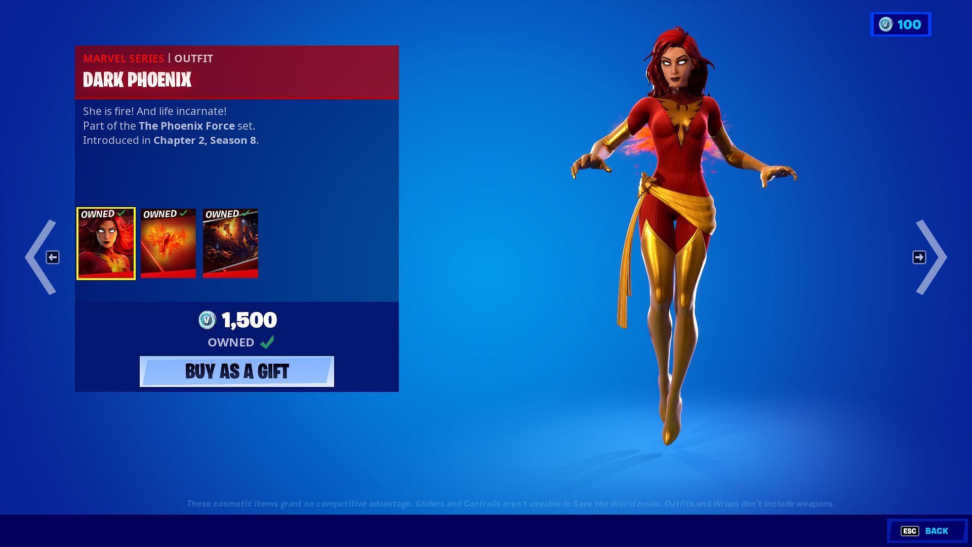 Dark Phoenix Fortnite Wallpapers