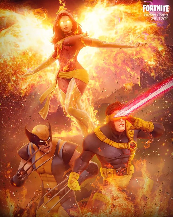 Dark Phoenix Fortnite Wallpapers