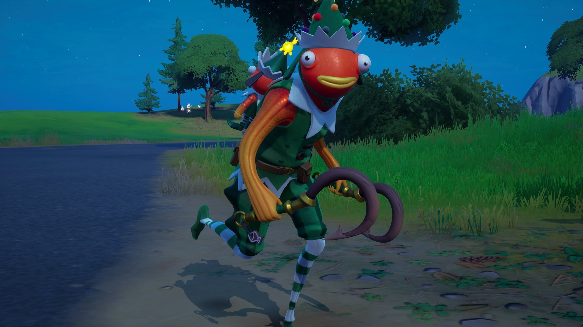 Fa-La-La-La Fishstick Fortnite Wallpapers