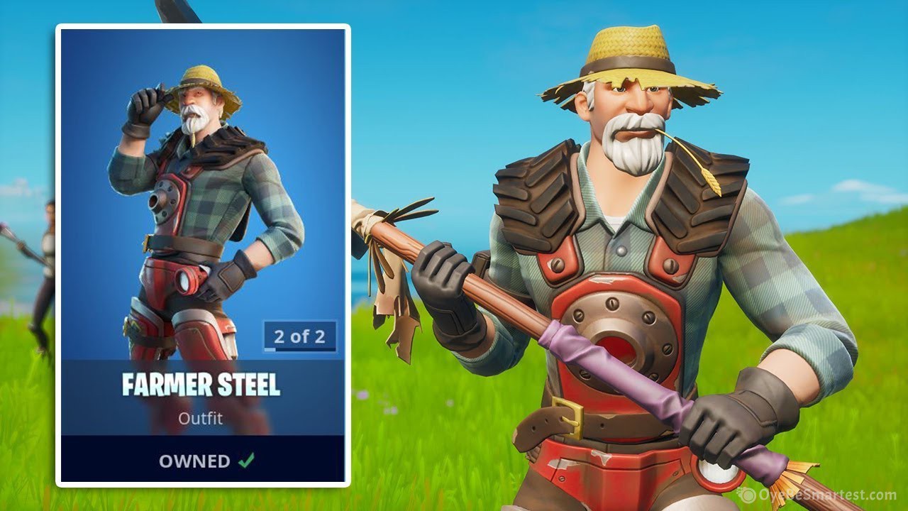 Farmer Steel Fortnite Wallpapers