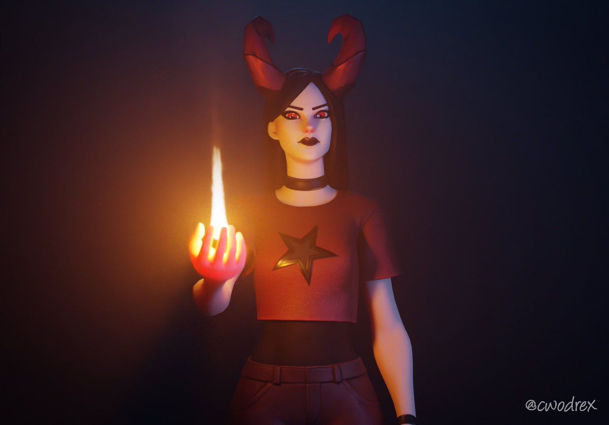 Fire Witch Fortnite Wallpapers