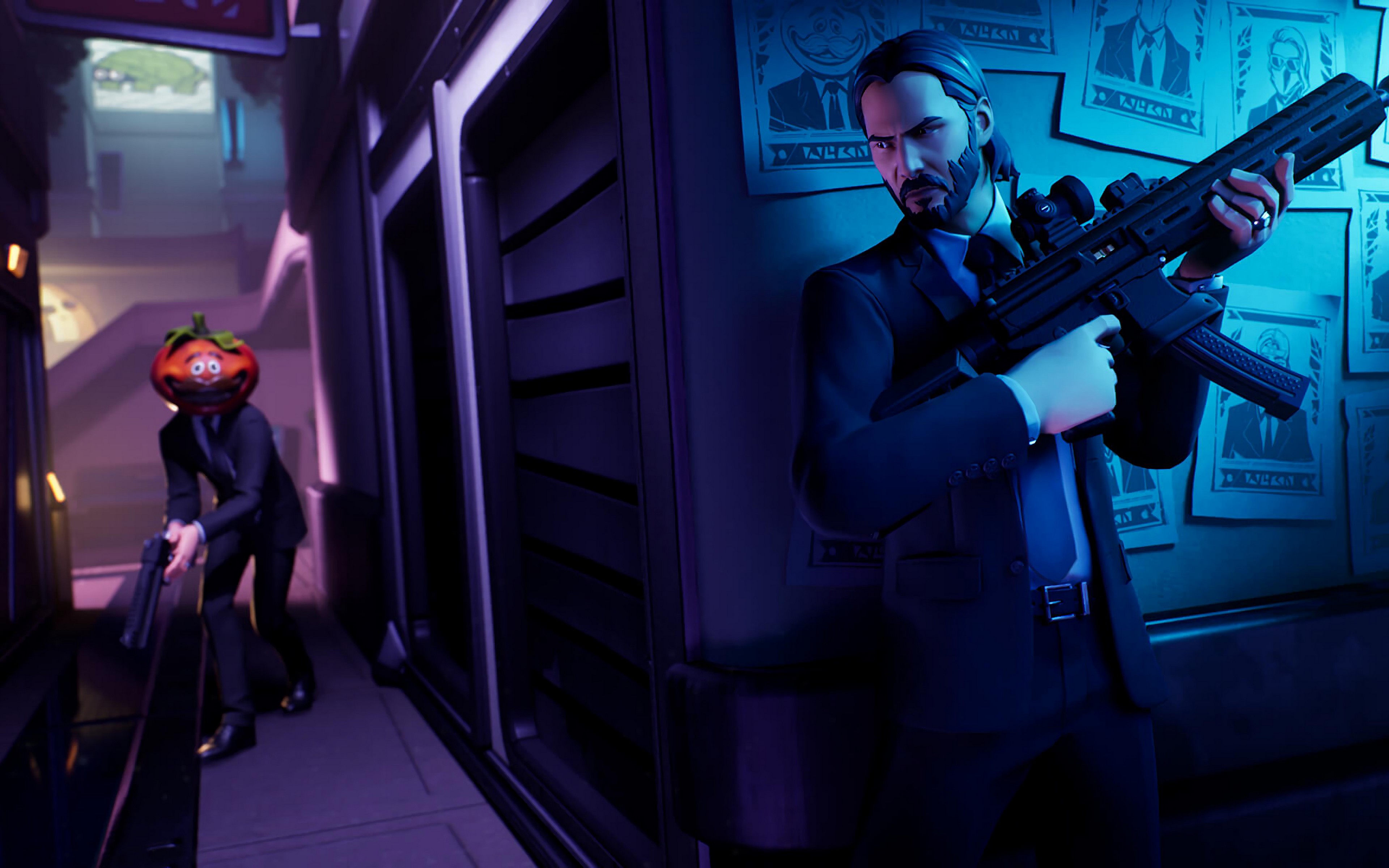 Fortnite John Wick Wallpapers