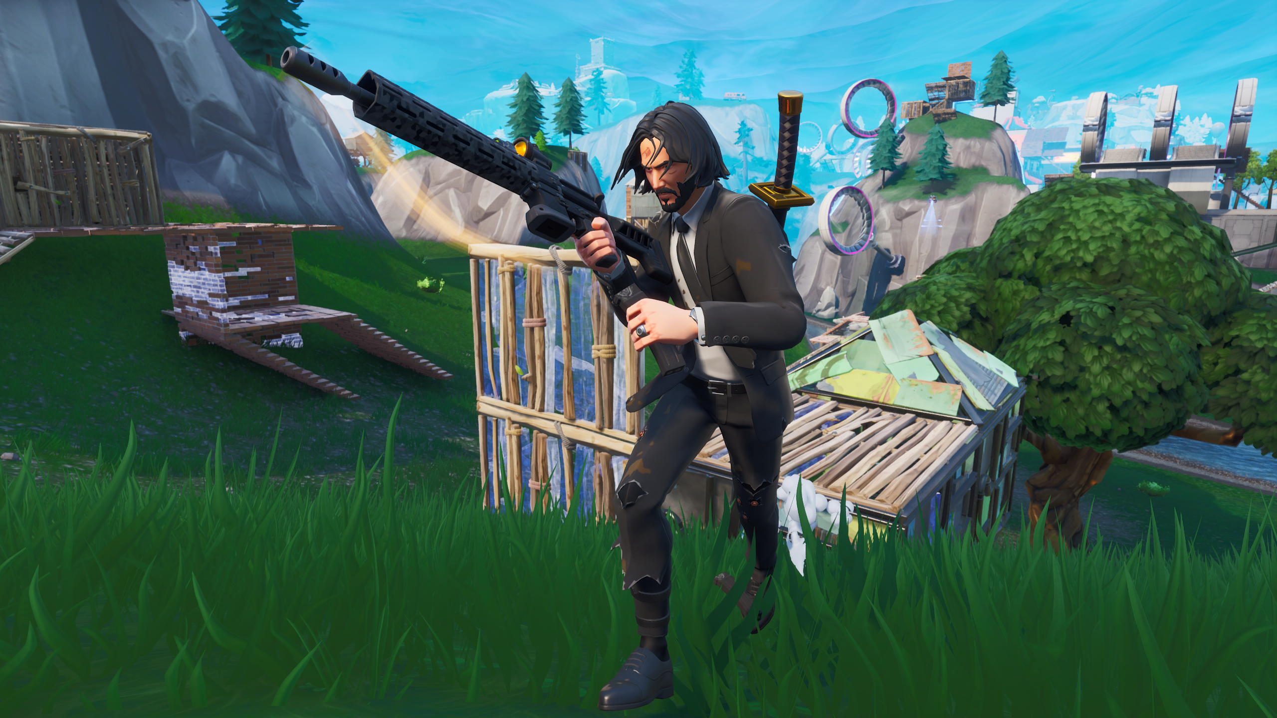 Fortnite John Wick Wallpapers