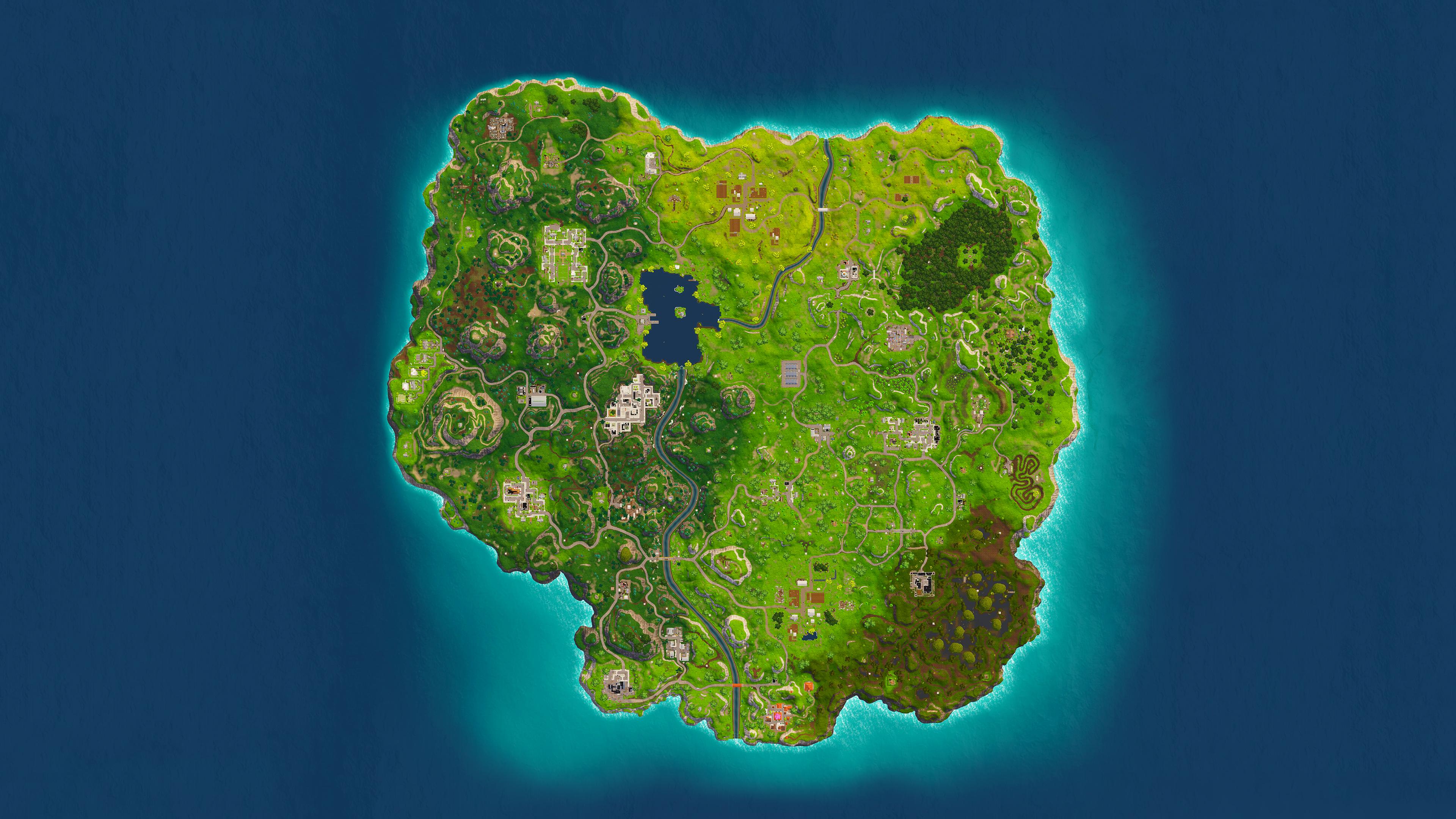 Fortnite Map Wallpapers