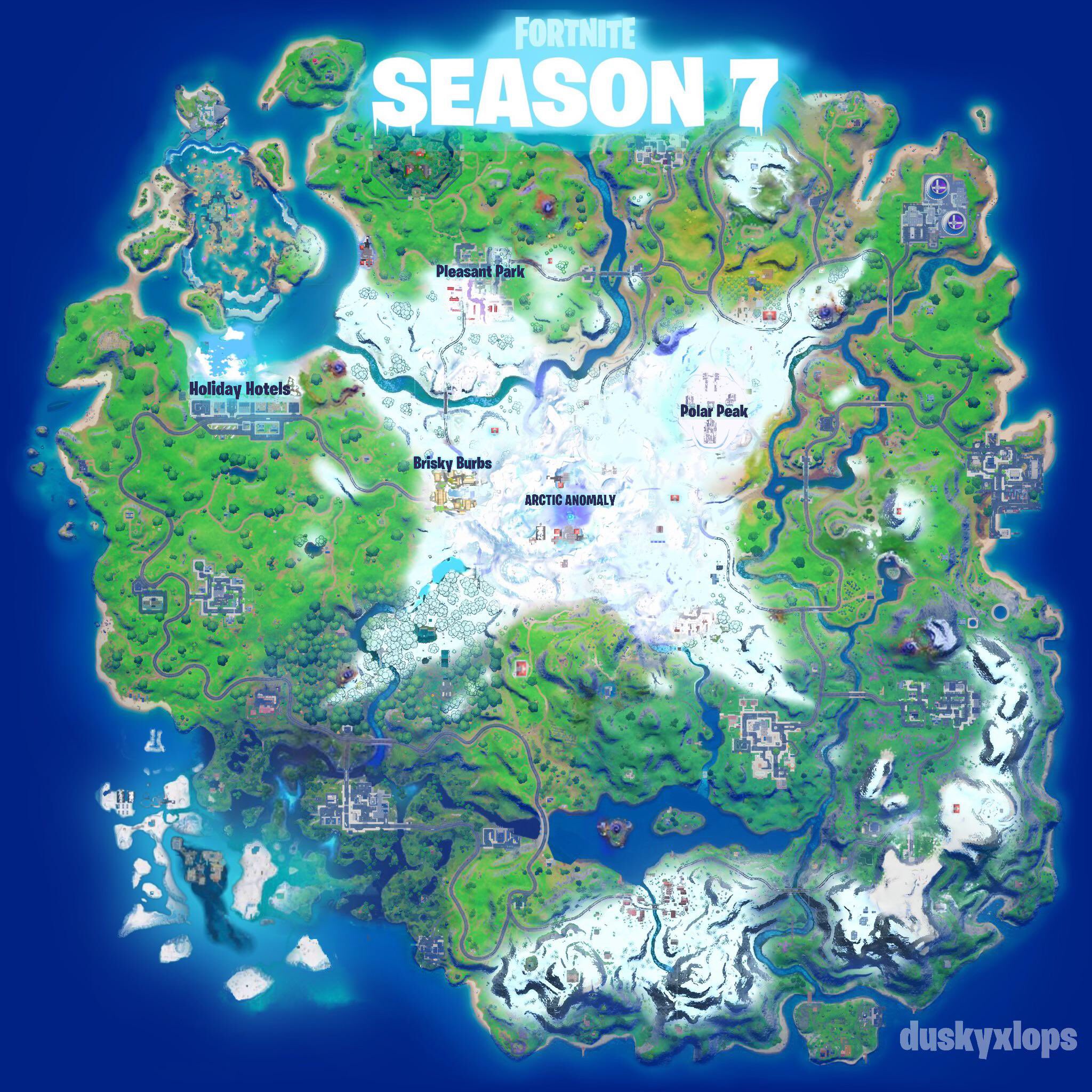 Fortnite Map Wallpapers