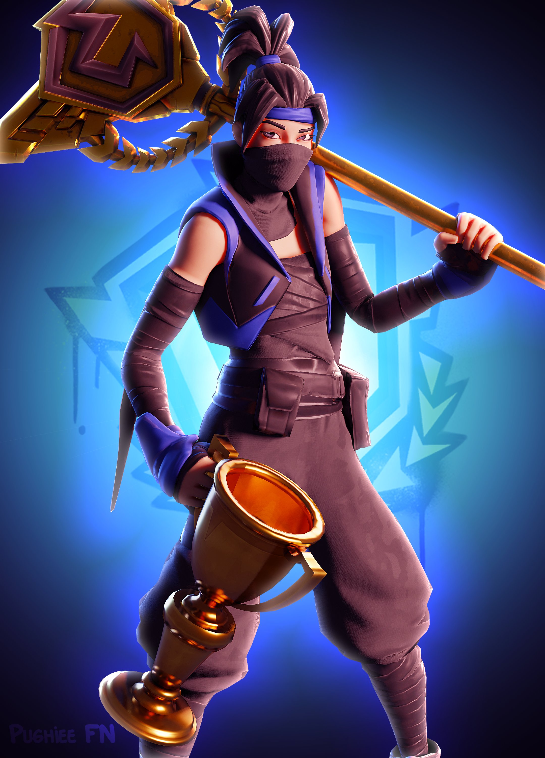 Indigo Kuno Fortnite Wallpapers